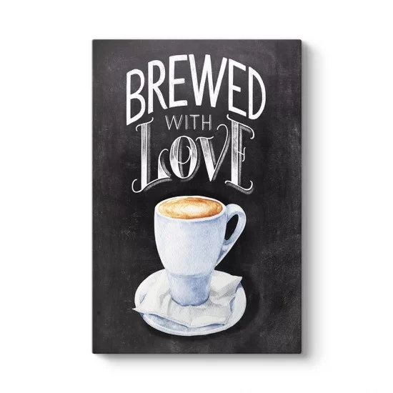 Aşkla Demlenen Kahve Tablosu