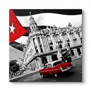 Küba Havana Araba Tablosu