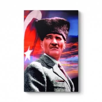 Kalpaklı Atatürk Tablosu