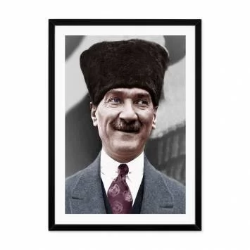 Atatürk Gülerken Çerçeveli Tablo