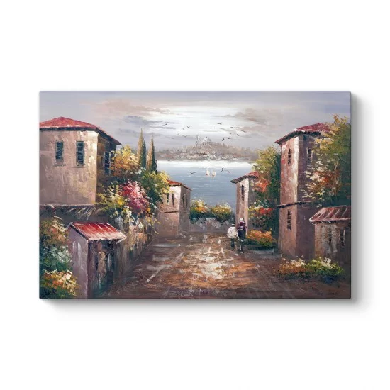 Eski İstanbul Sokakları Tablo