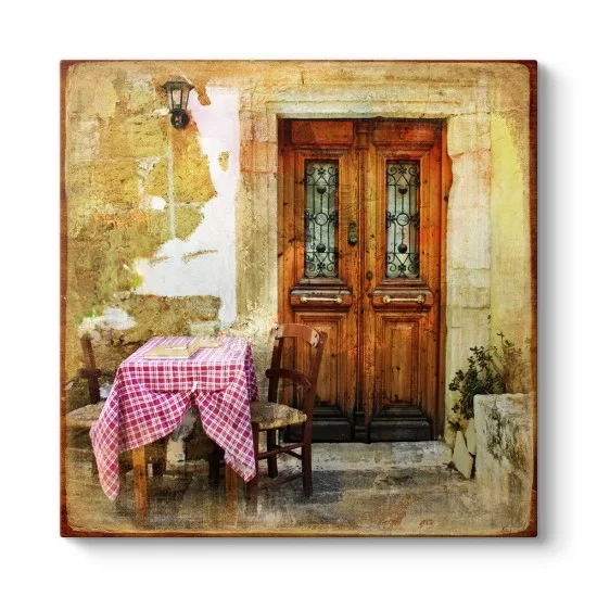 Kapı Sandalye Masa Tablosu