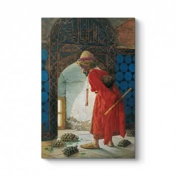 Osman Hamdi Bey - Kaplumbağa Terbiyecisi Tablosu