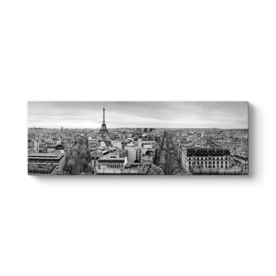 Paris Panorama Manzara Tablosu