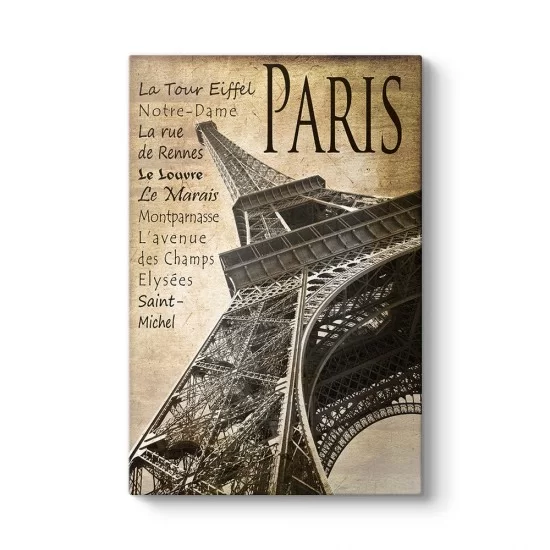 Paris Vintage Tablo