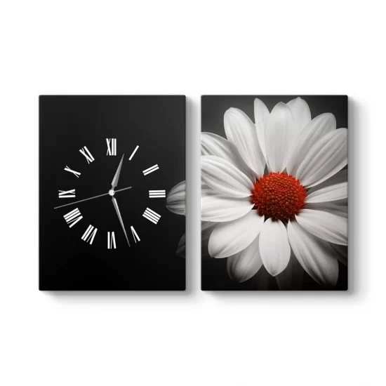 Daisy 2 Parçalı Tablo Saat