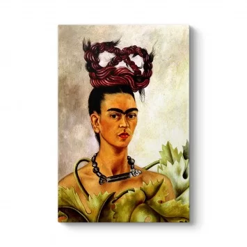 Frida Kahlo - Self Portrait with Braid Tablosu
