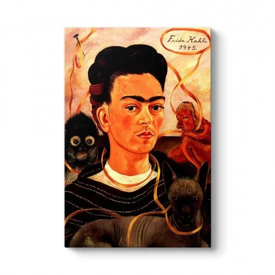 Frida Kahlo - Small Monkey Tablosu