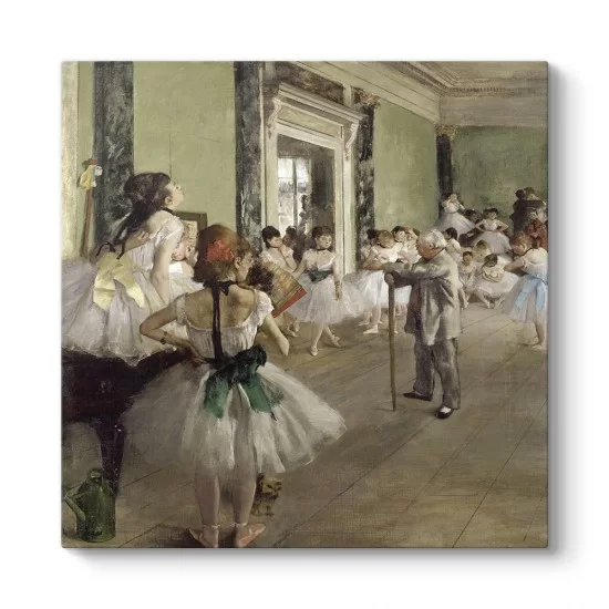 Edgar Degas - La Classe De Danse Tablosu