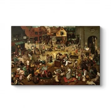 Pieter Bruegel - Karnaval ve Perhiz Tablosu