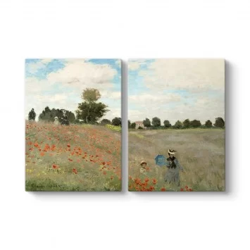Claude Monet - Poppy Field Tablosu