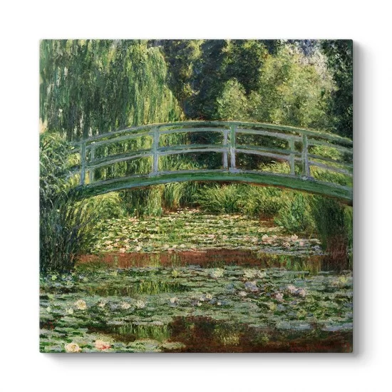 Claude Monet - Japanese Footbridge Tablosu