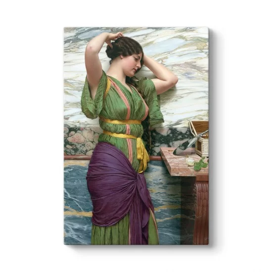 John William Godward - Reflection Tablosu