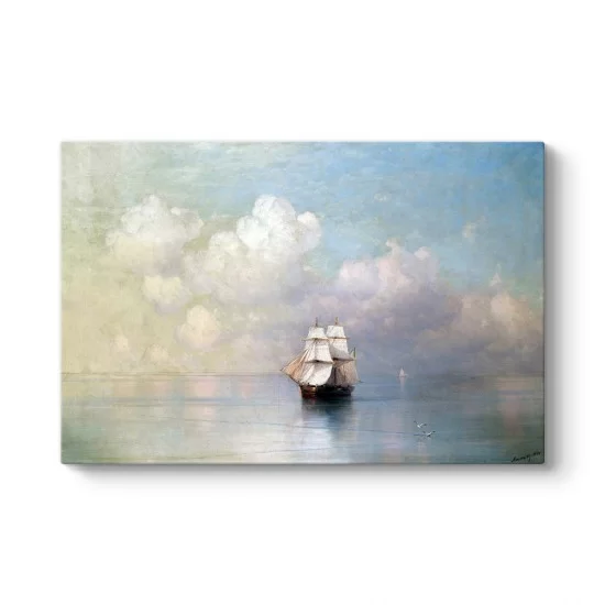 Ivan Ayvazovski - Calm Seas Tablosu