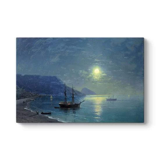 Ivan Ayvazovski - Evening in Crimea Tablosu