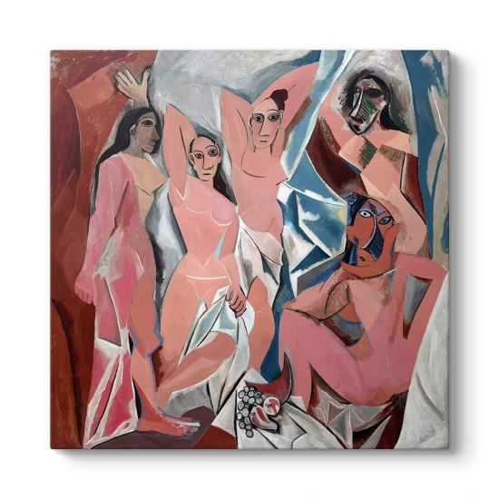 Pablo Picasso - Avignonlu Kızlar Tablosu