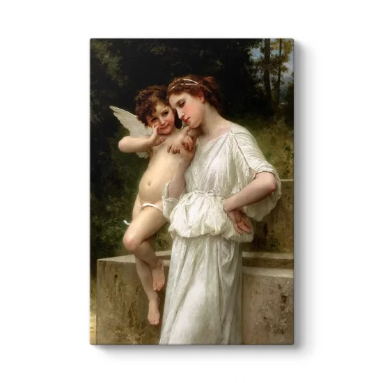 William Adolphe Bouguereau - Loves Scerets Tablosu