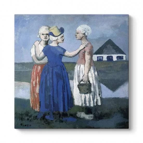 Pablo Picasso - Trois Hollandaises Tablosu