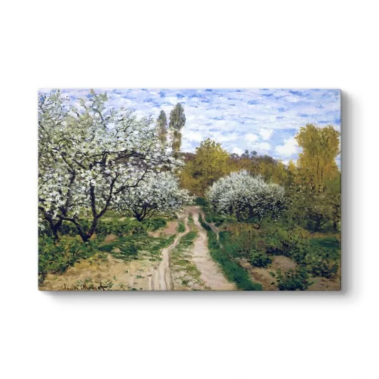 Claude Monet - Elma Ağaçları Tablosu