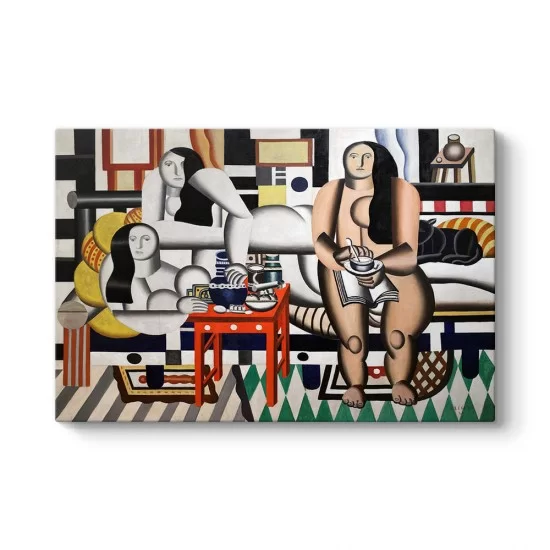 Fernand Leger - Three Women Tablosu