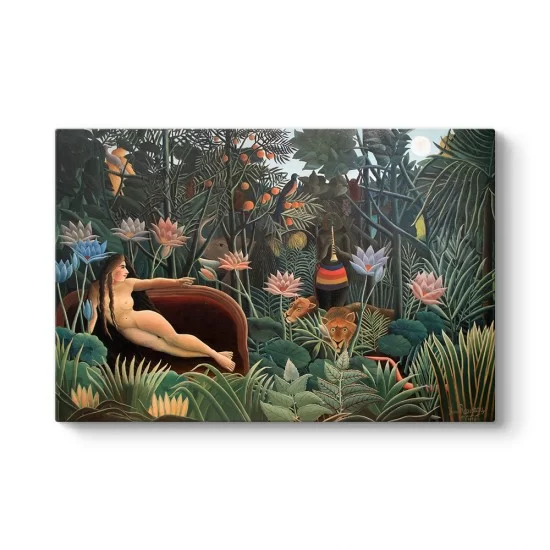 Henri Rousseau - The Dream Plaques Tablosu