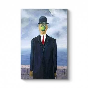 Rene Magritte - The Son Of Man‏ Tablosu