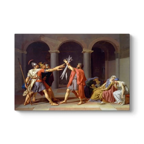 Jacques Louis David - Horas Kardeşlerin Yemini Tablosu