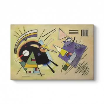 Wassily Kandinsky - Black And Violet Tablosu