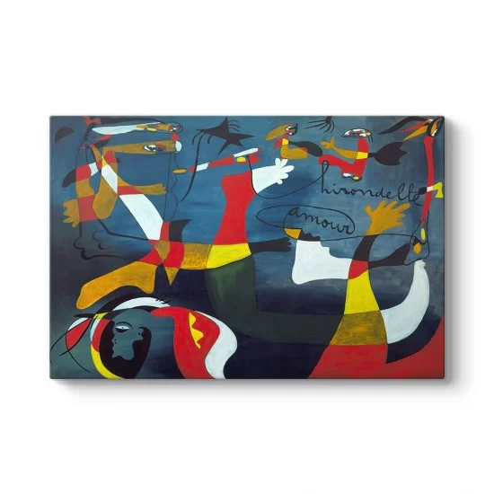 Joan Miro - Hirondelle Amour Tablo