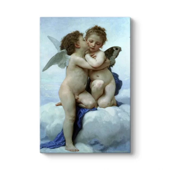 William Adolphe Bouguereau - İlk Öpücük Tablosu