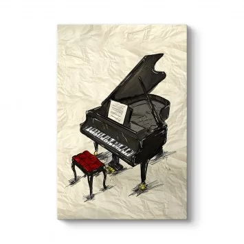 Piano Dekoratif Tablo