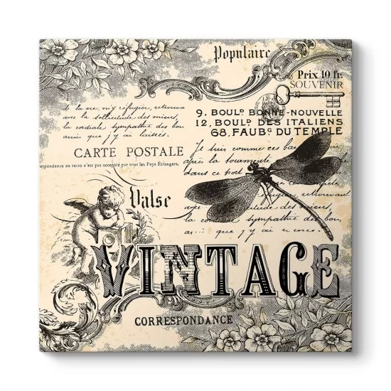 Soyut Vintage Tablo