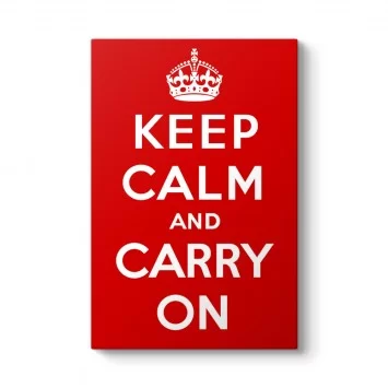 Keep Calm And Carry On Tablosu