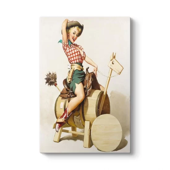 Cowgirl Pinup Tablosu