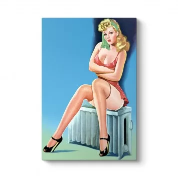 Pin Up Girl Decor Tablosu