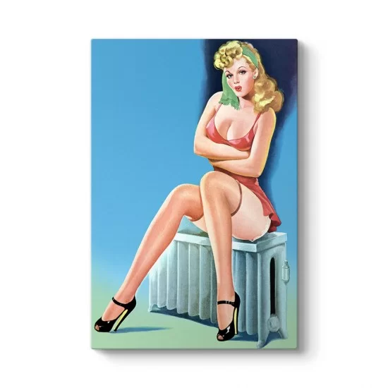 Pin Up Girl Decor Tablosu