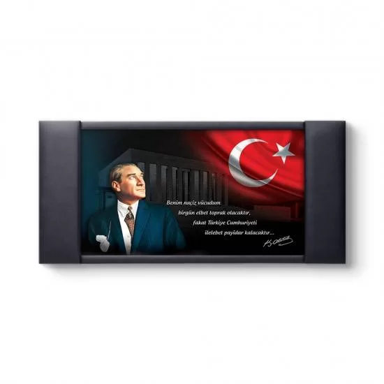 Atatürk Portresi Makam Panosu