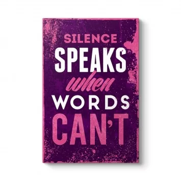 Sessizlik Sözcüklerin Söyleyemediğini Konuşur Tablosu