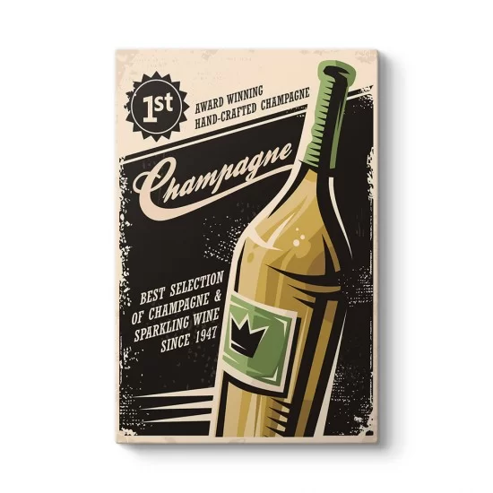 Vintage Şampanya Tablosu
