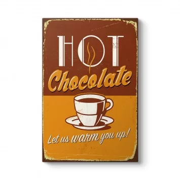 Vintage Sıcak Çikolata Tablosu