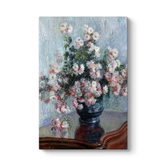 Claude Monet - Kasımpatı Çiçekleri Tablosu