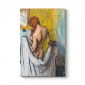 Edgar Degas - Havlu ile Kadın Tablosu