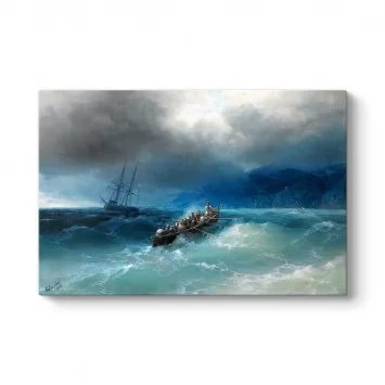 Ivan Aivazovsky - Karadeniz Üzerinde Fırtına Tablosu