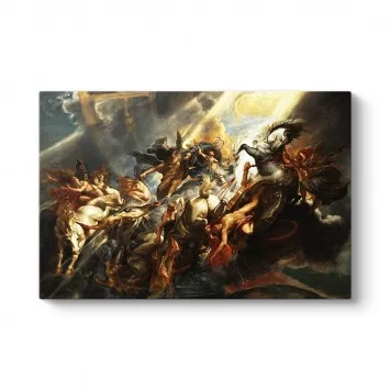 Peter Paul Rubens - Phaeton'un Düşüşü Tablosu