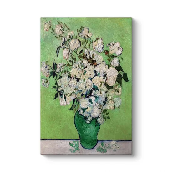 Vincent Van Gogh - Vazoda Beyaz Güller