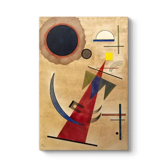 Wassily Kandinsky - Rot in Spitzform Tablosu