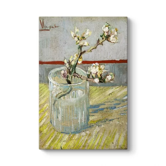 Vincent Van Gogh - Sprig of Flowering Almond Tablosu