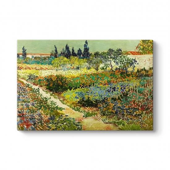 Vincent van Gogh - Garden at Arles Tablosu