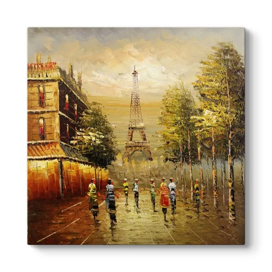 Klasik Paris Eyfel Kulesi Tablosu