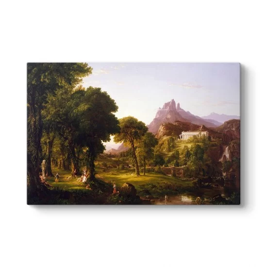 Thomas Cole - Dream of Arcadia Tablosu